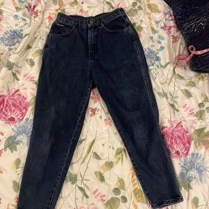 Real denim vintage navy blue jeans